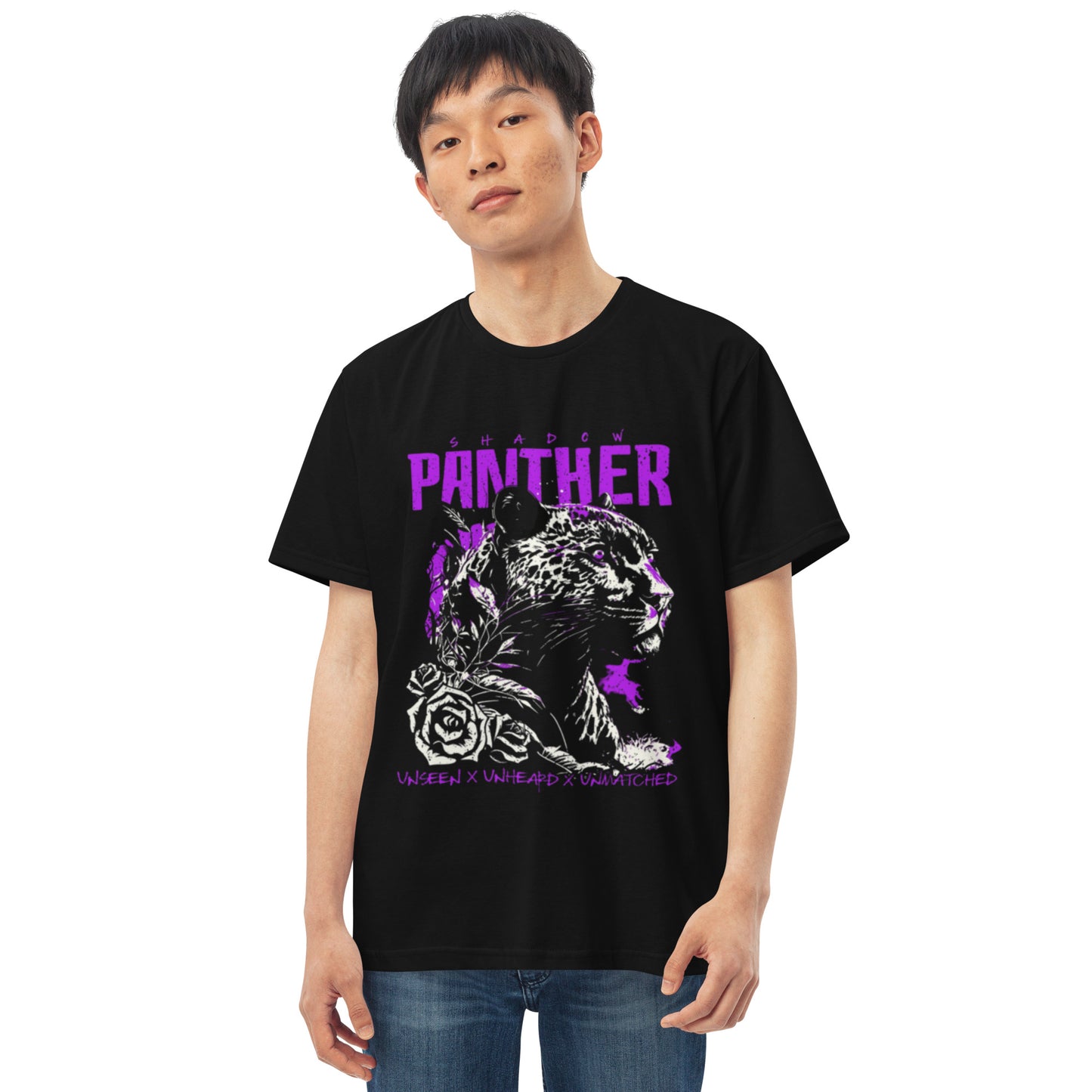 Camiseta com modelagem reta " PANTHER "