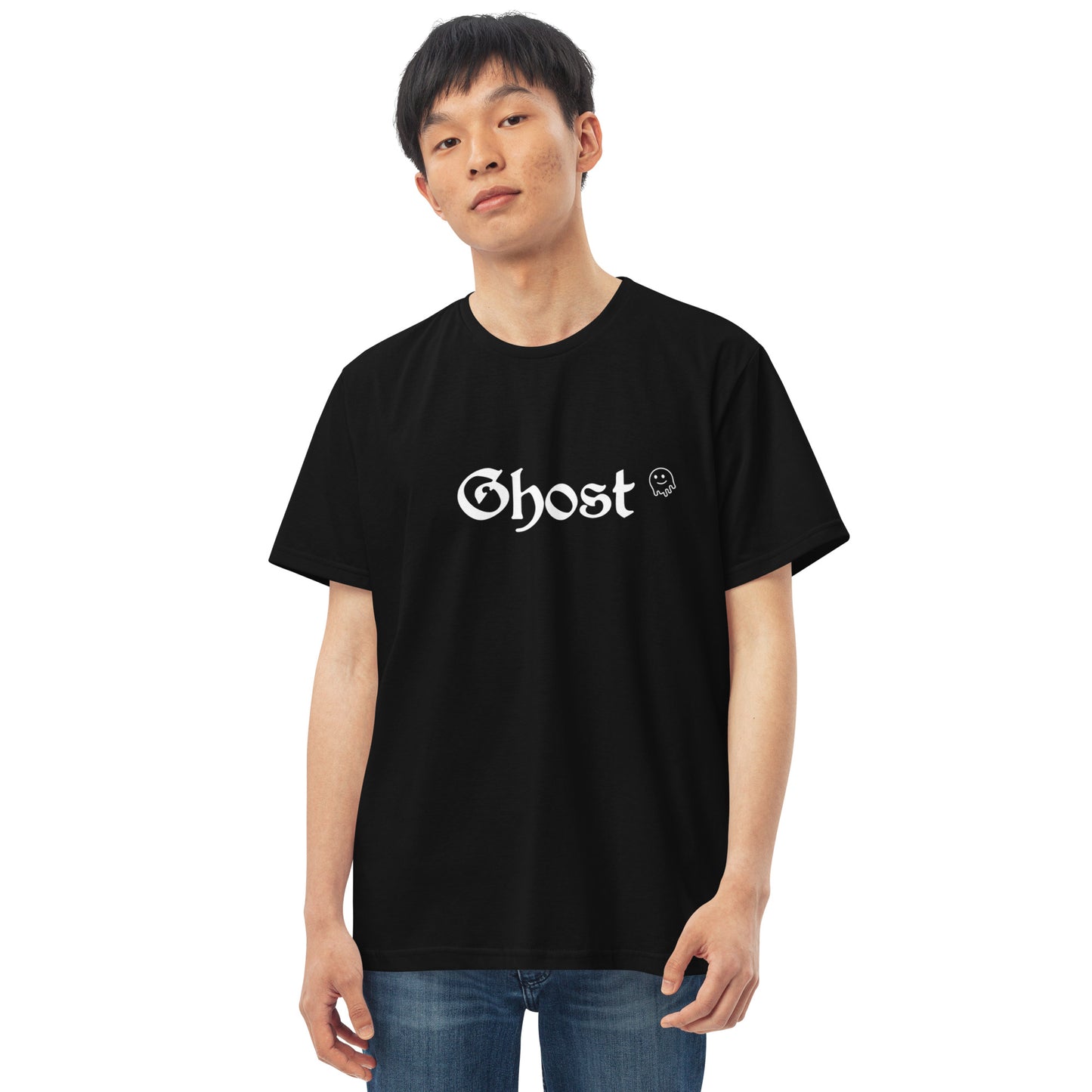 Camiseta com modelagem reta " GHOST "