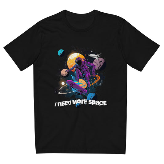 Camiseta com modelagem reta " Space "