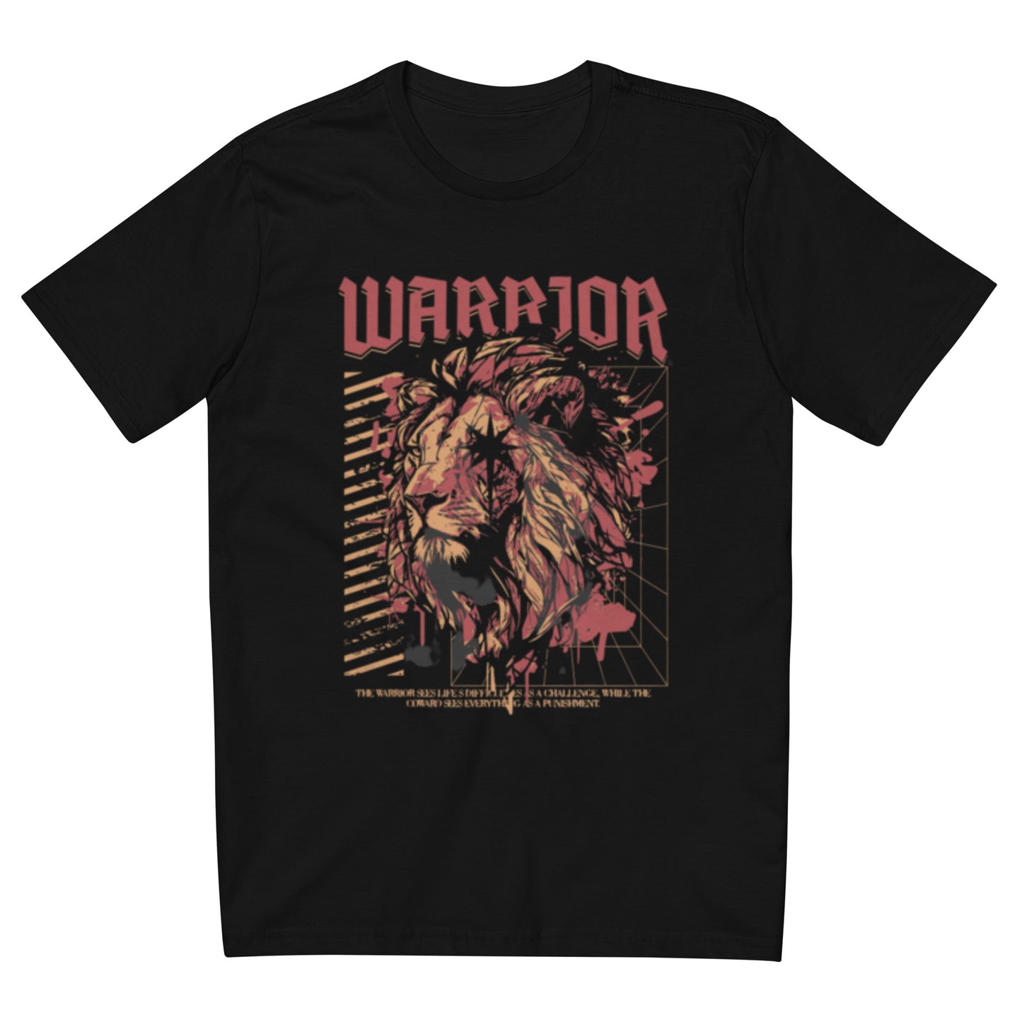 Camiseta com modelagem reta " WARRIOR "