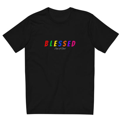 Camiseta com modelagem reta  " BLESSED - Son of God "