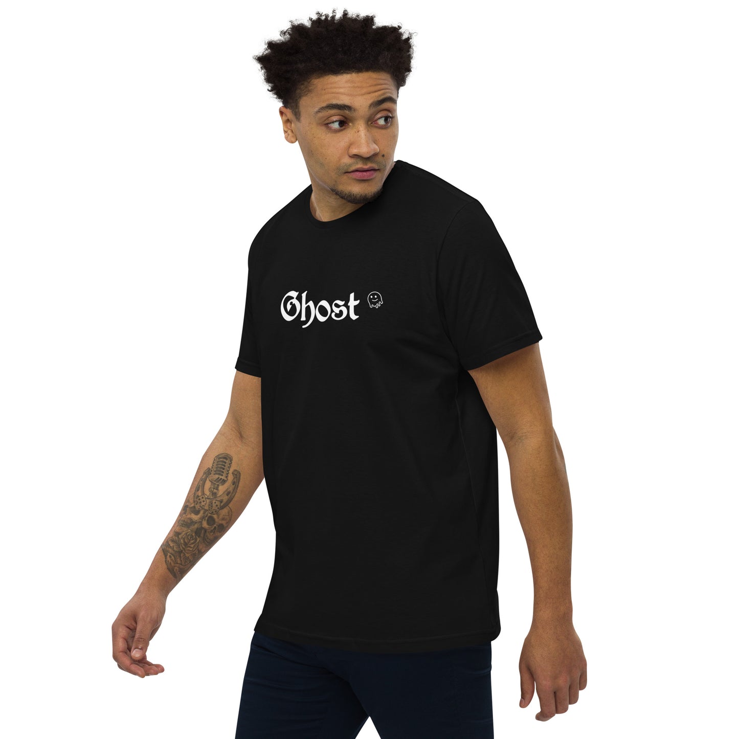 Camiseta com modelagem reta " GHOST "