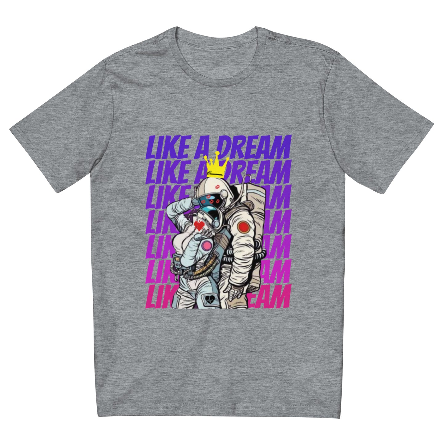 Camiseta com modelagem reta " LIKE A DREAM "