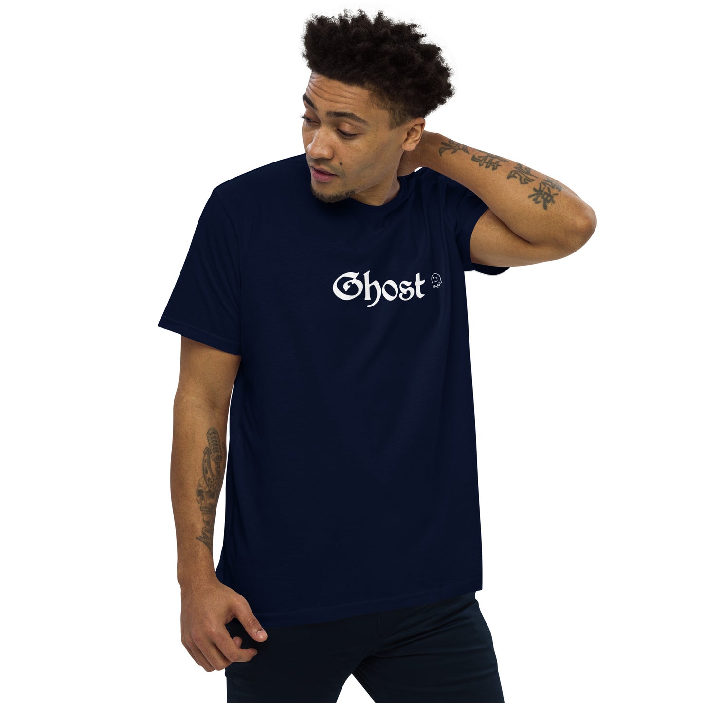 Camiseta com modelagem reta " GHOST "