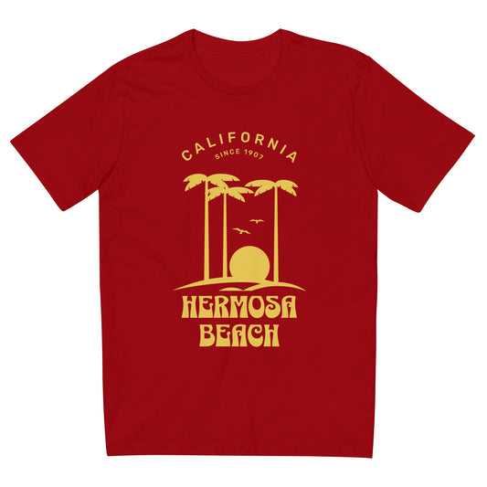 Camiseta com modelagem reta " Hermosa Beach "