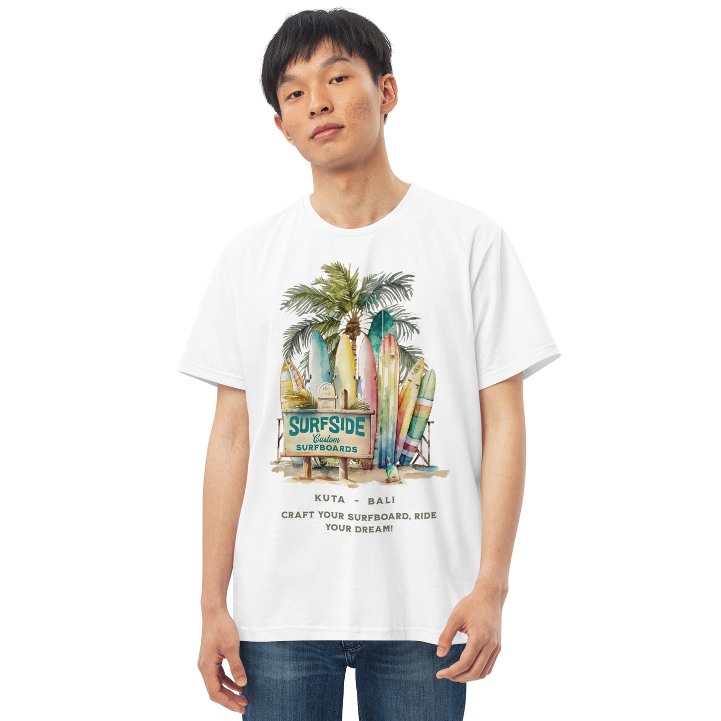 Camiseta com modelagem reta " KUTA - BALI "