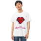 Camiseta com modelagem reta " The Greatest Love "