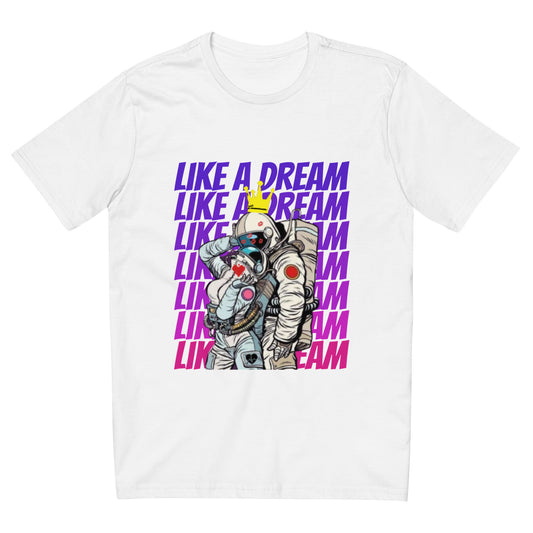 Camiseta com modelagem reta " LIKE A DREAM "