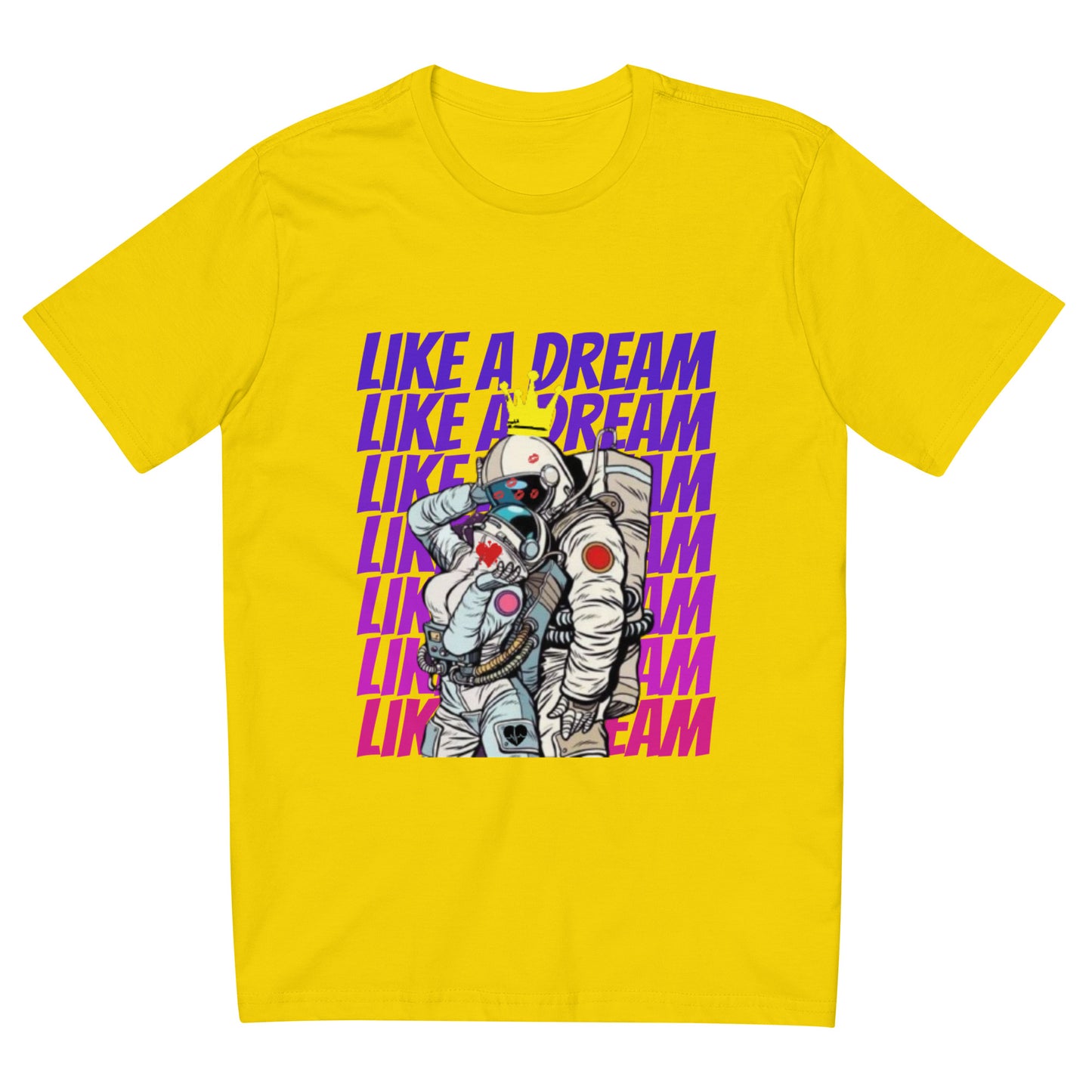 Camiseta com modelagem reta " LIKE A DREAM "