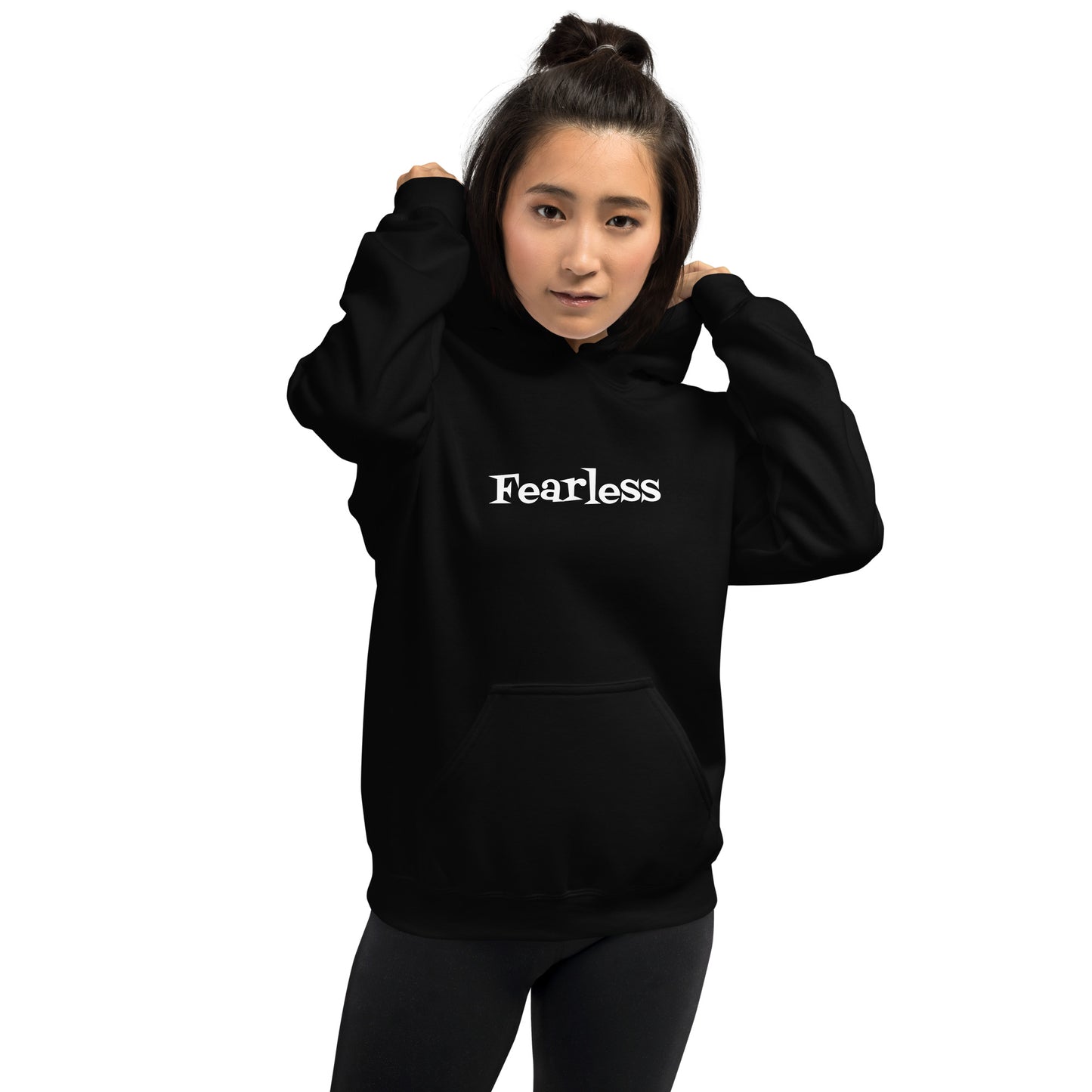 Moletom com capuz unissex " FEARLESS "