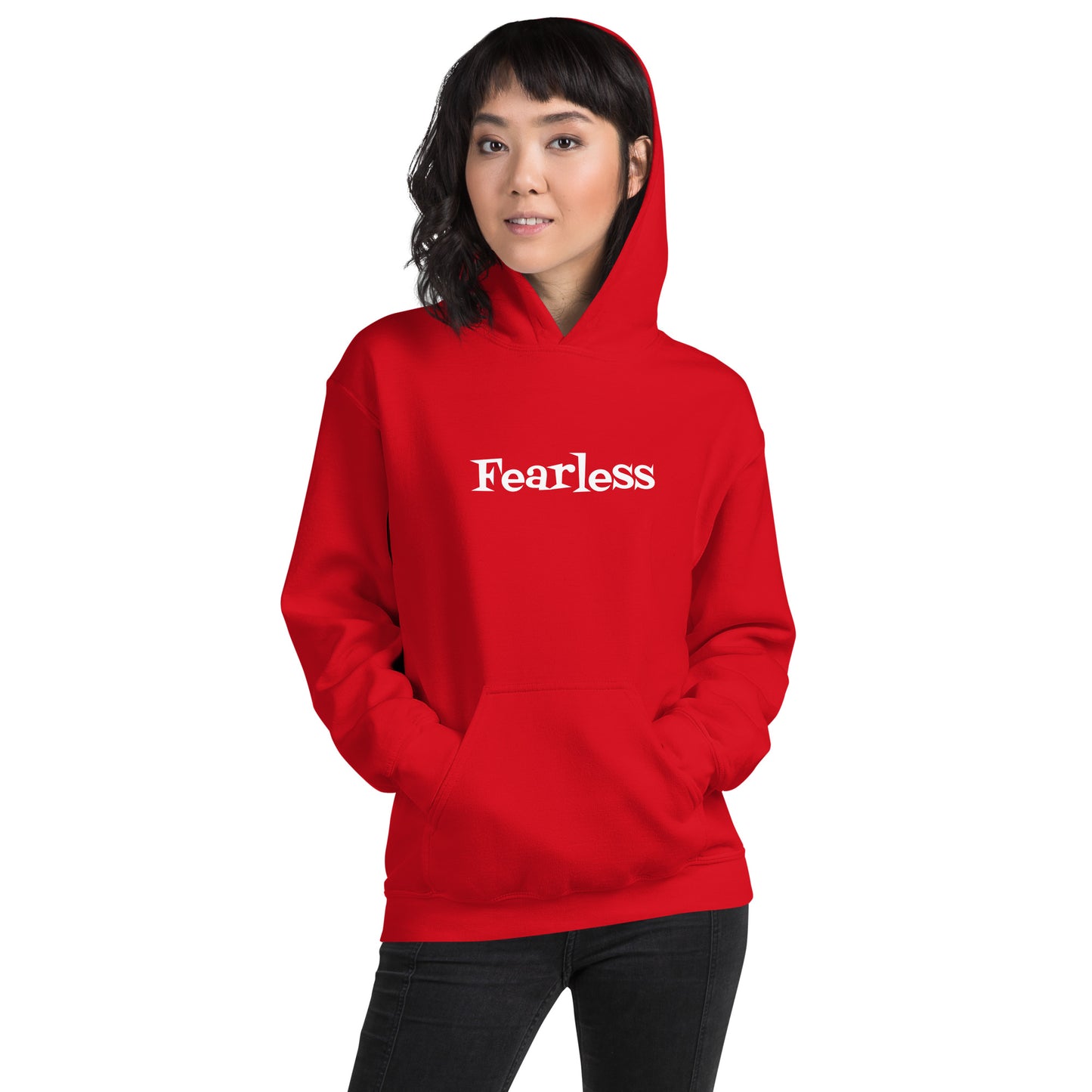 Moletom com capuz unissex " FEARLESS "