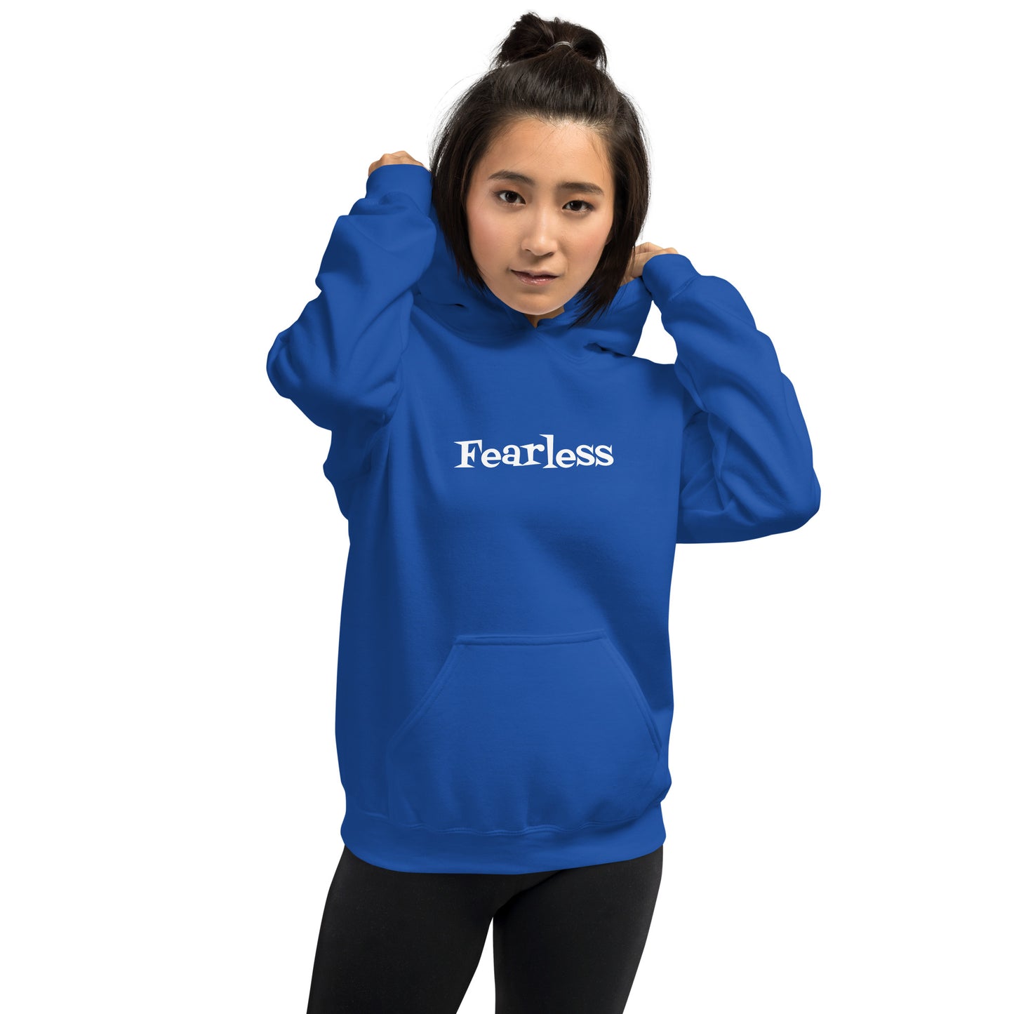 Moletom com capuz unissex " FEARLESS "